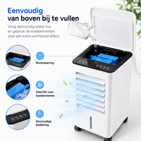 Draagbare Raamloze Aircooler voor Thuis & Kantoor