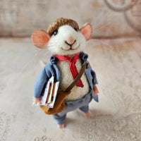 WhiskerWool™ – Handgemaakte, naaldvilt muis