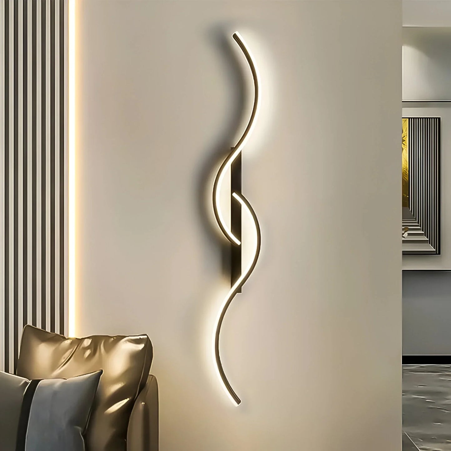 Moderne Gebogen Wandlamp voor Binnenhuisverlichting