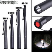 Baseball Bat Vormige LED Zaklamp | Aluminium Legering, 3 Verlichtingsmodi | Nood- en Gebruikstoepassing