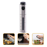 Olieverstuiver CULINARA FineMist | 100 ml roestvrijstalen spuitfles | Voor olie, azijn & BBQ | Navulbaar & nauwkeurig doseerbaar