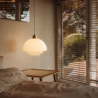 De Parel van Art Deco Glas Hanglamp
