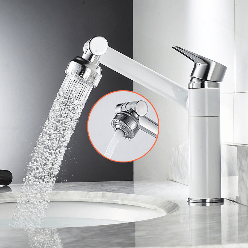 FLEXISPOUT – Flexibele 360° Kraan met Sprayfunctie voor de Wastafel