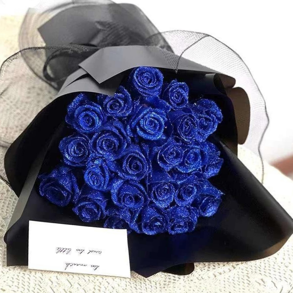 Luxueuze Glanzende Rozen met Sprankelende Afwerking