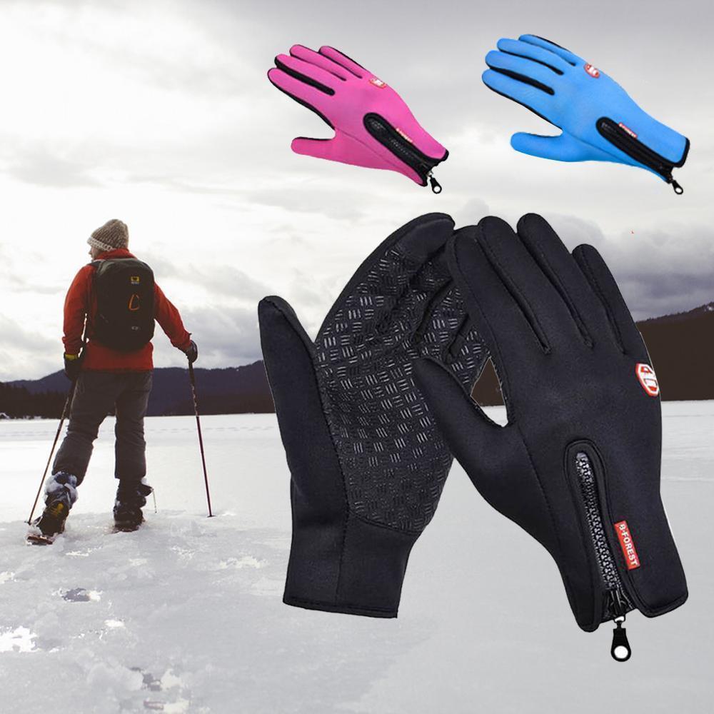 Premium warme winddichte waterdichte touchscreen handschoenen unisex