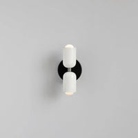 Elegant Crème Acryl Metaal Basis Minimalistische Wandlamp