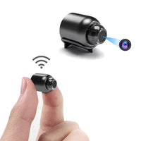 Brehn | Ultrakleine WiFi-IP-camera | 1080p Full-HD | 120° Groothoeklens | Infrarood Nachtzicht & Bewegingssensor | 2-Wege Audio | Wereldwijde Toegang op Afstand