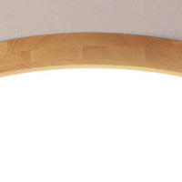 Nordic Massief Houten Ronde Ultra-dunne LED Plafondlamp 1-Licht