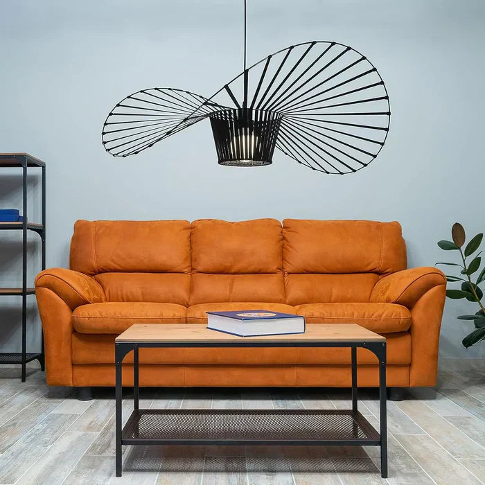Moderne hanglamp – sculpturale spiraalvorm