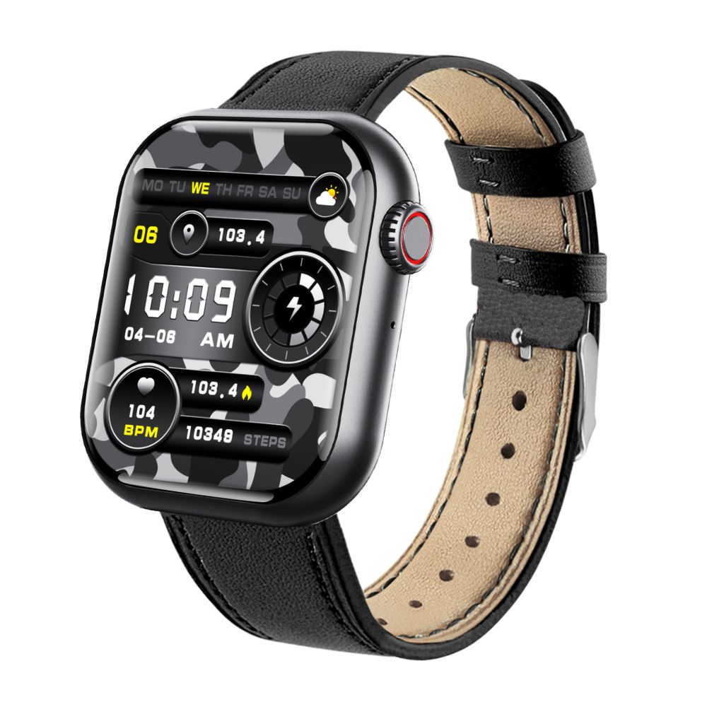 Skanto | Bloedglucose Bloeddruk Bloedzuurstof Slaapmonitor Waterdichte Smartwatch