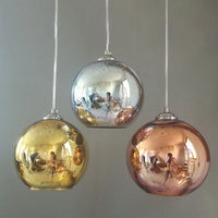 Moderne creatieve 3D kleurrijke vuurwerk glas 1-lamp koepel hanglamp