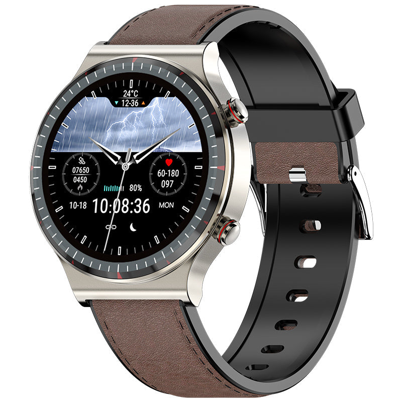 Medische EKG-Smartwatch | CFDA-gecertificeerd | 512Hz Hoge Precisie Biosensor | SpO2- & Hartslagmonitoring | AI-gebaseerde Ademhalingsanalyse | IP67 Waterdicht