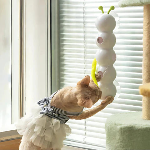 PurrWhirl – Interactief Kat Speelgoed met Wormbeweging