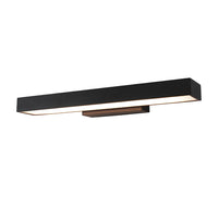 Moderne LED Wandlamp met Bewegingssensor en Zwarte Behuizing