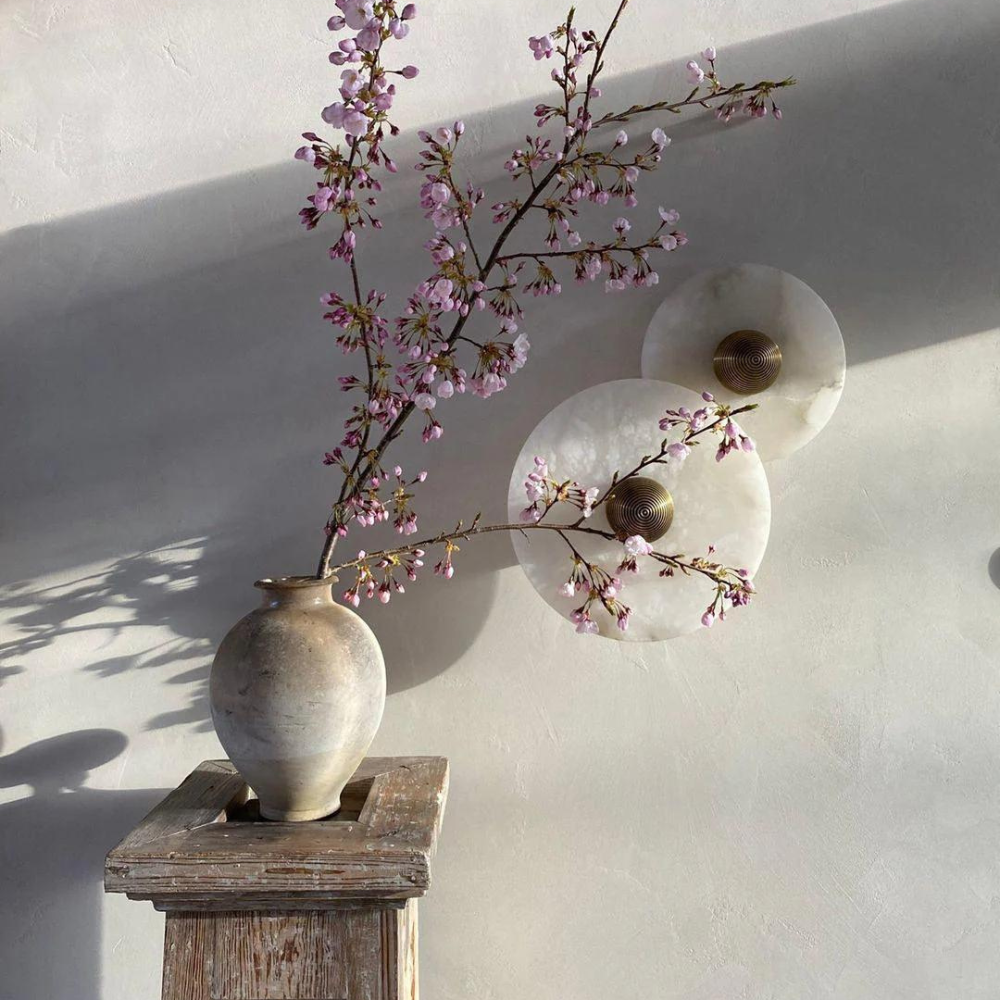 Alabaster Stralings Minimalistische Elegantie Wandlamp