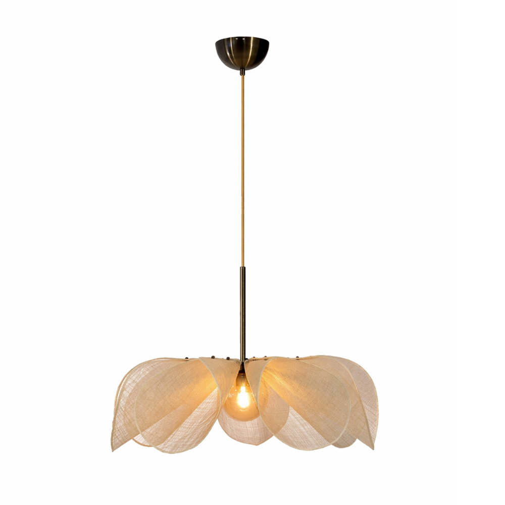 Vintage Stoffen Hanglamp