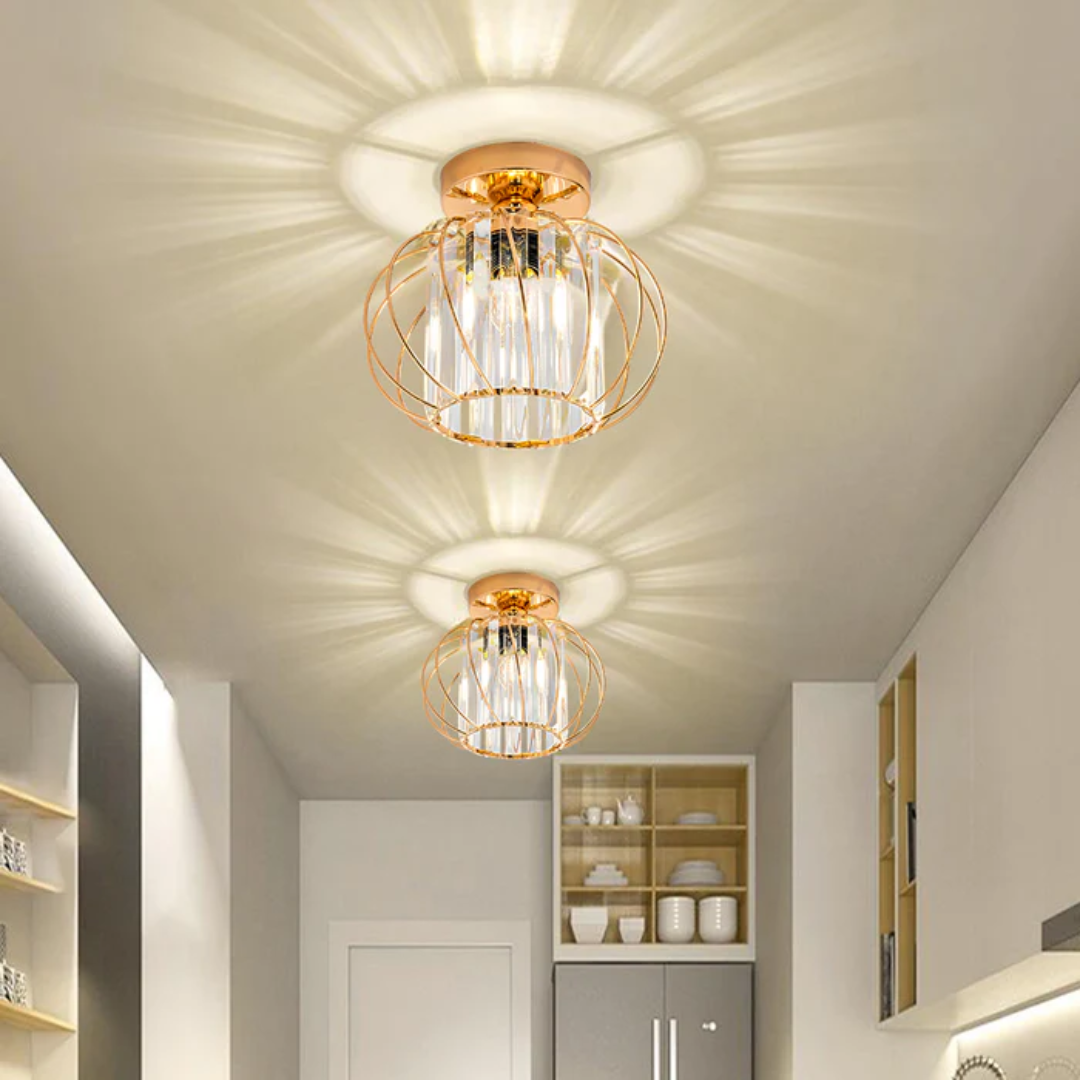 Panacea - Moderne Glas Plafondlamp