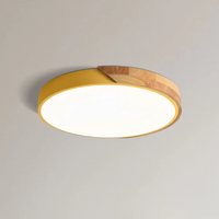 Delos Skandi Houten Plafondlamp | Natuurlijk LED-Designlicht