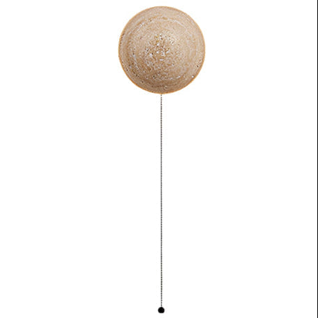 Amber Loft Travertine Ronde Wandlamp