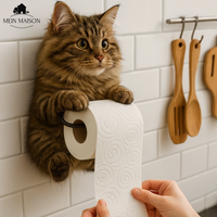 PurrRoll – De charmante katten-toiletrolhouder!