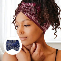 Brehn | Vintage-stijl Brede Batik-Haarband