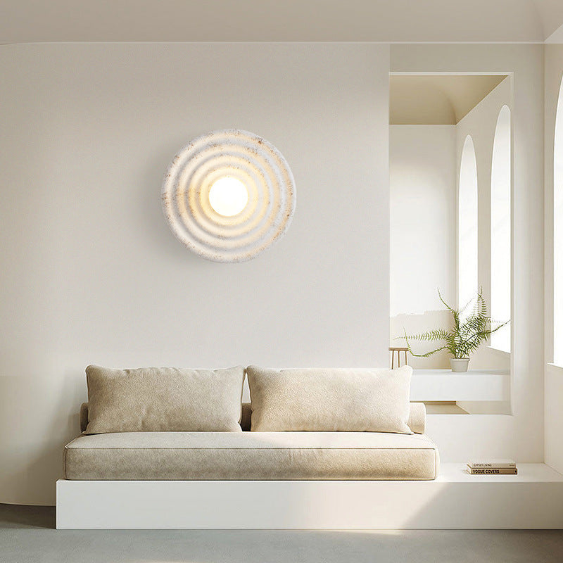 Wabi-Sabi Hars Ronde Cirkel Wandlamp