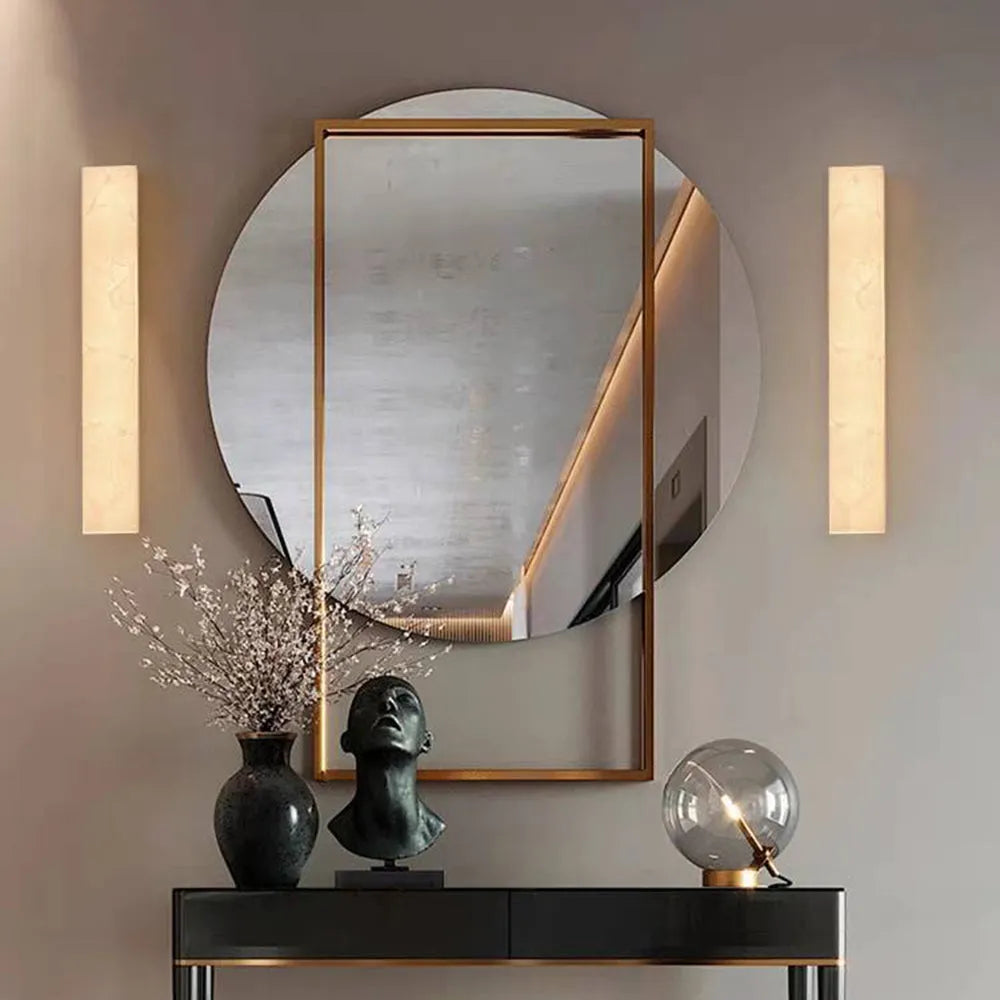 Ayen Moderne Rechthoekige Buitenwandlamp, Wit