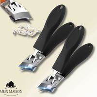 Nagelknipper WideTrim | Extra Brede Snijklep | Anti-Spat Ontwerp | Roestvrij Staal
