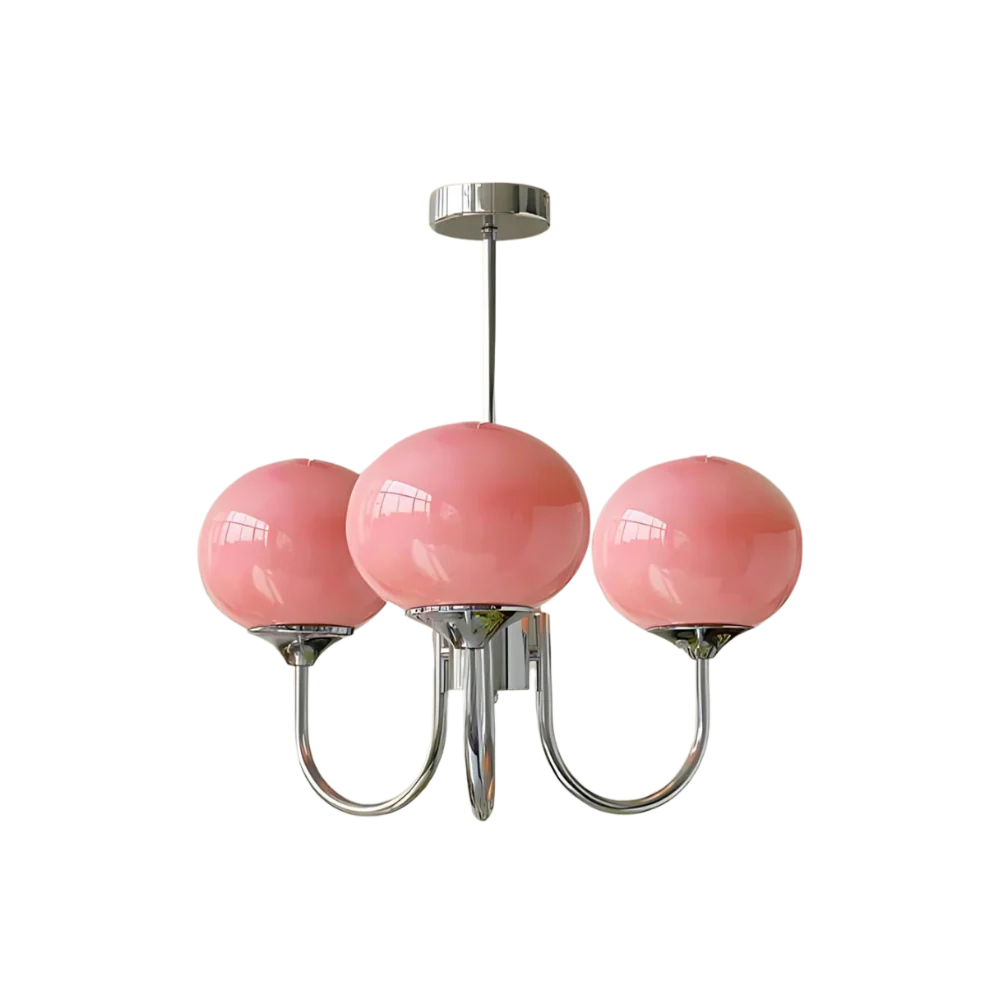 Marshmallow Moderne Glazen Bollen Kroonluchter