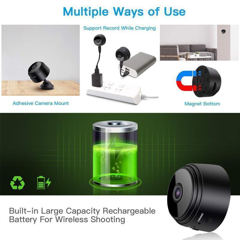 1080p Magnetische WiFi Mini Camera-RV Campers Achteruitrijcamera