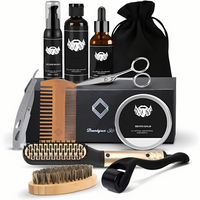 Baardverzorgingsset met baardborstel, baardolie & baardkam – Compleet verzorgings- en stylingpakket