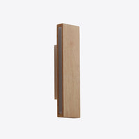 Japanse Houten Rechthoekige LED Wandlamp