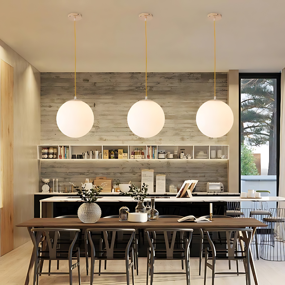 Nordic Globe Melkglas Hanglamp
