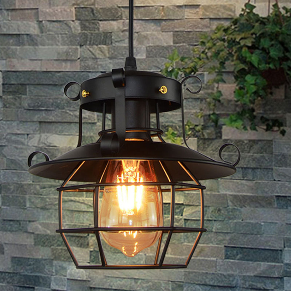 Industrieel Hanglamp Retro Metaal Kooi Ontwerp