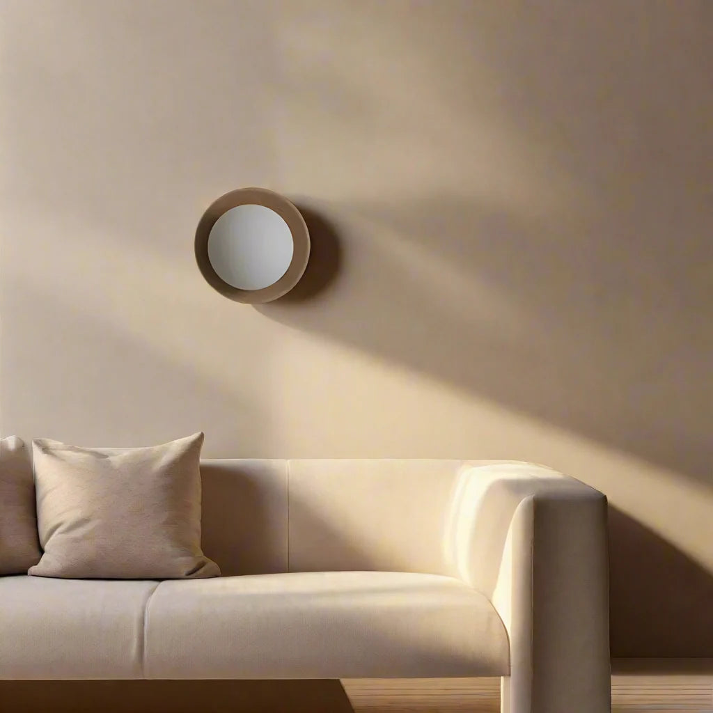 Noordse Minimalistische Natuurlijke Houten LED Wandlamp
