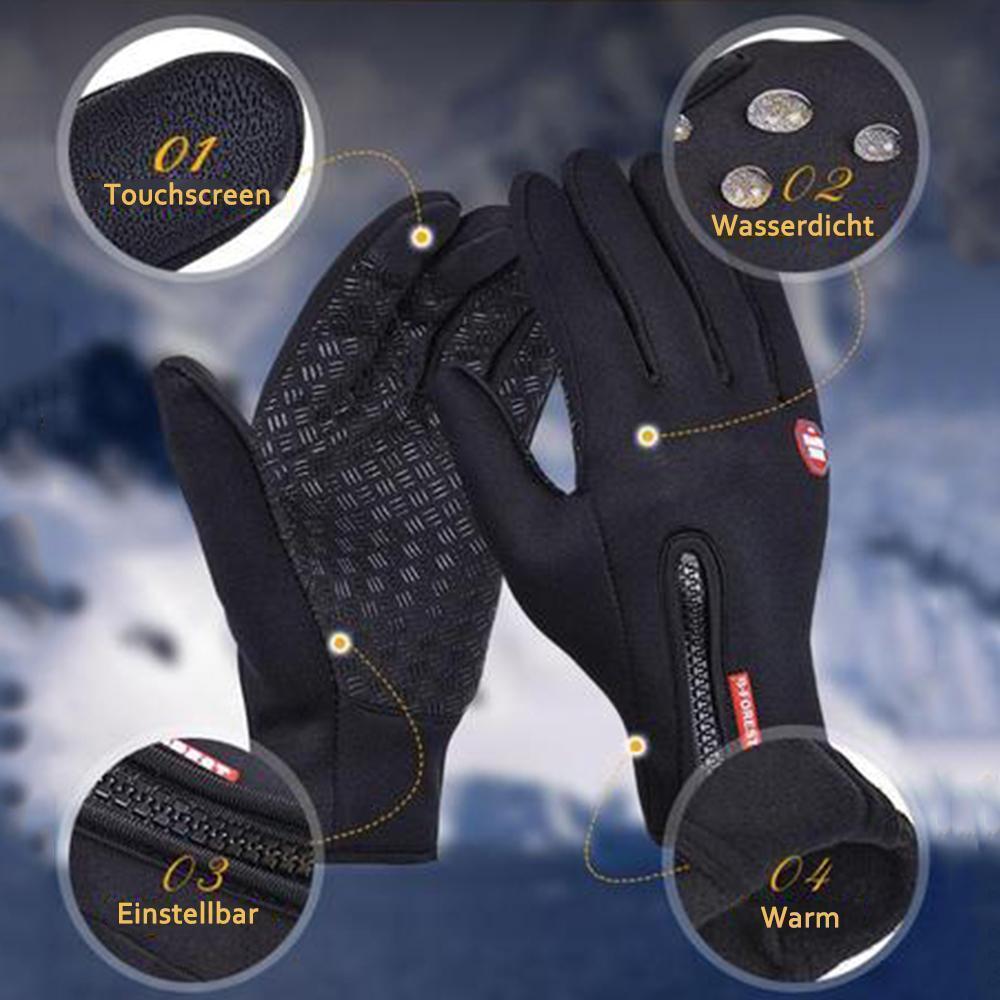 Premium warme winddichte waterdichte touchscreen handschoenen unisex