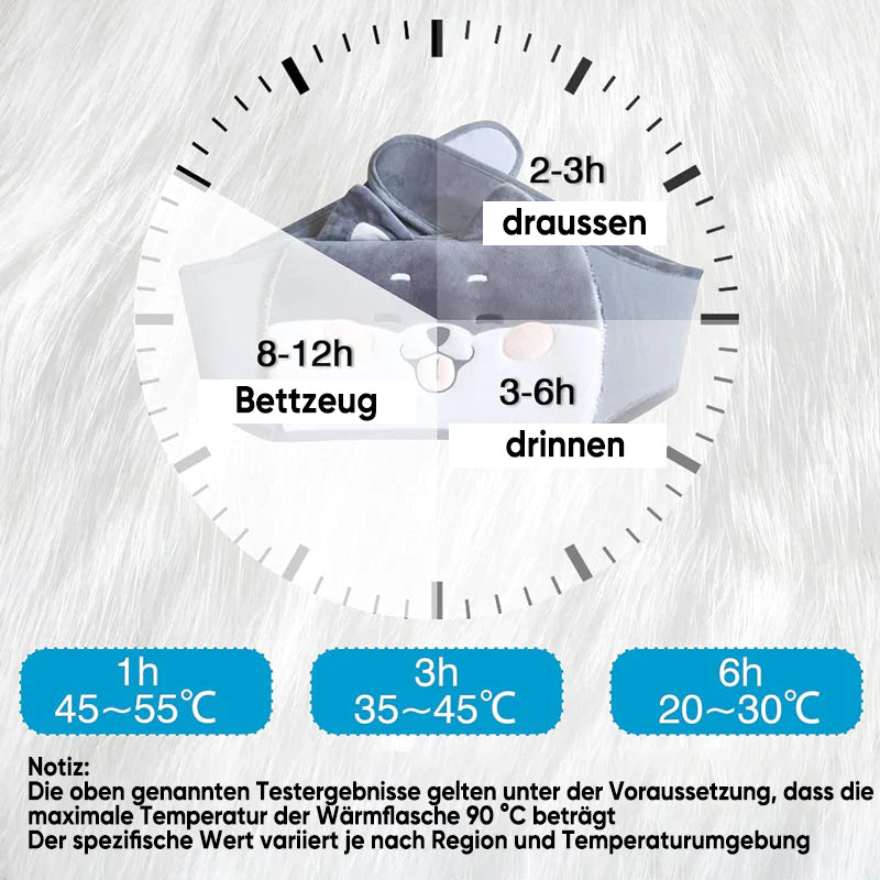 Vulbare Warmwaterkruikriem van Pluche