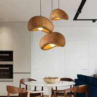 Wabi-Sabi Koffie Cloud Japandi Hars Hanglamp