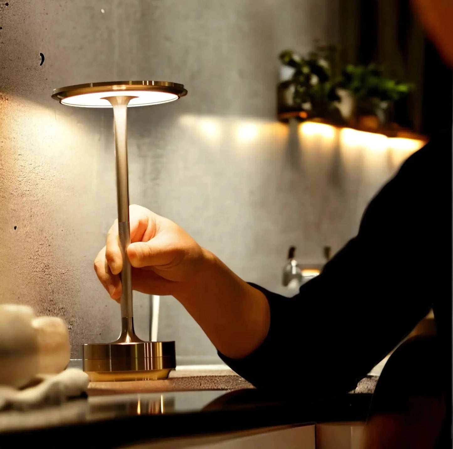 Luxe Draadloze Tafellamp - LED Verlichting