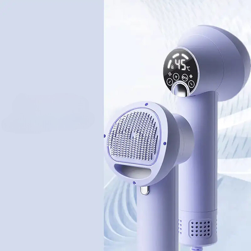 PurrfectDry - Geluidsarme 2-in-1-Haartdroger met Dierenborstel