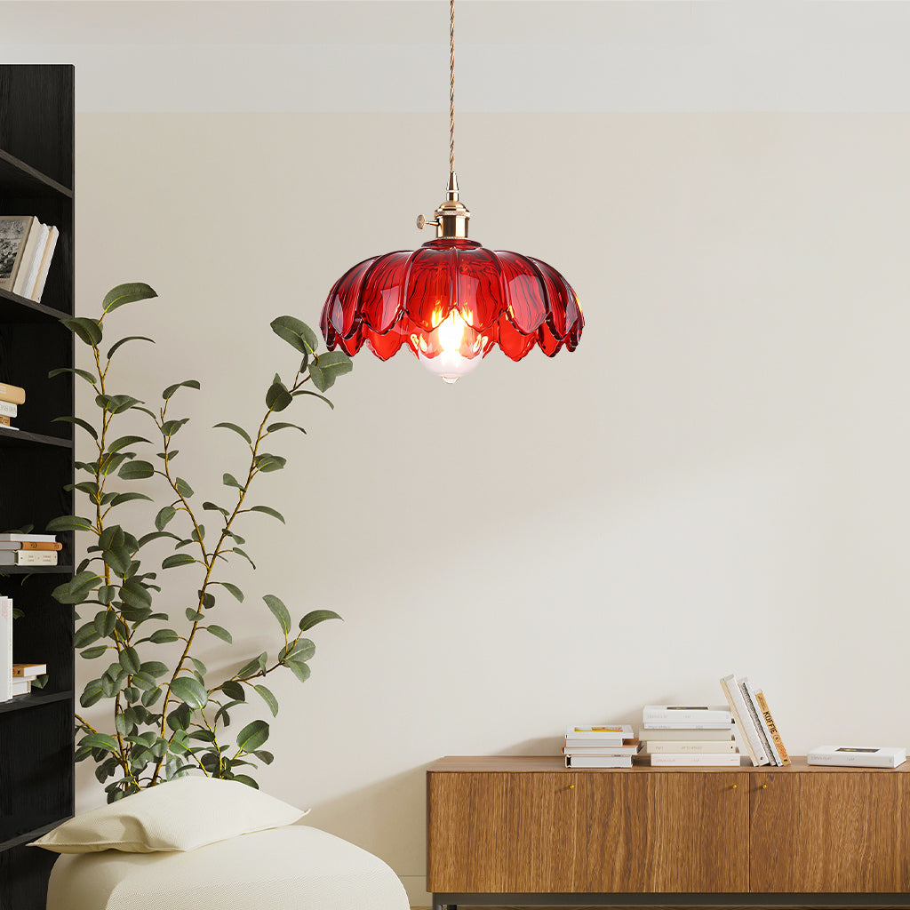 Fay Rustieke Tulp Glas Hanglamp