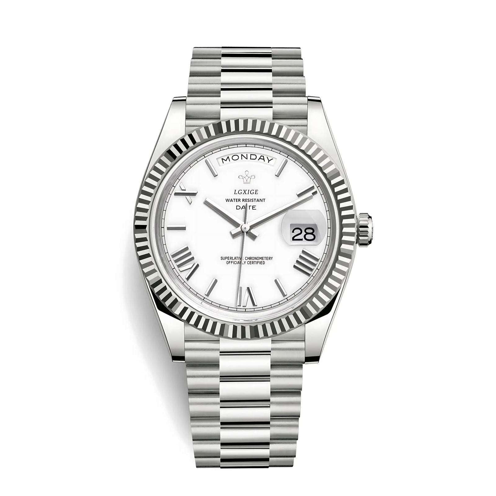 Luxe Automatisch Herenhorloge – Zelfopladend van RVS met Kalender