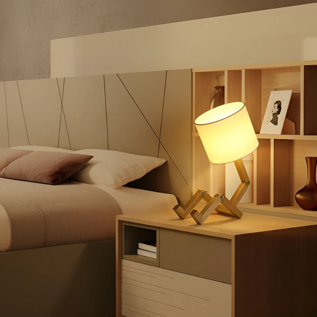 Rilna - Flexibele Houten Tafellamp