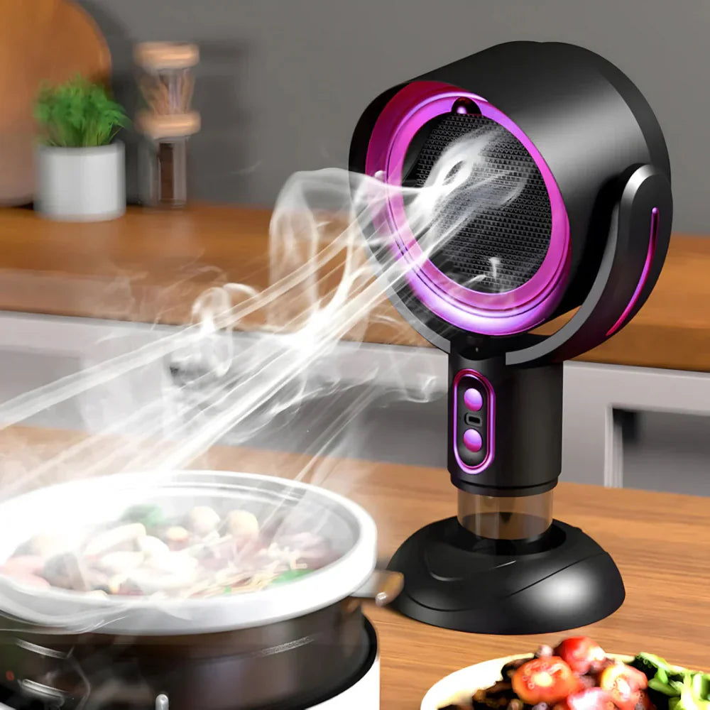 LuxeBreeze Ionische Luchtreiniger | Stille geurneutralisator voor thuis, in de keuken en op kantoor