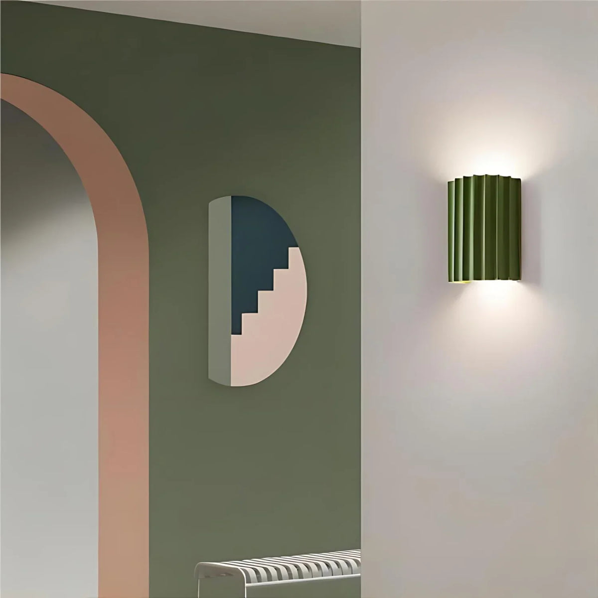 Nordic Resin Clarity Minimalistische Wandlamp