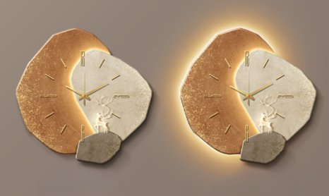 Minimalistische Wanduhr in Scandinavisch Design - NordiqTime