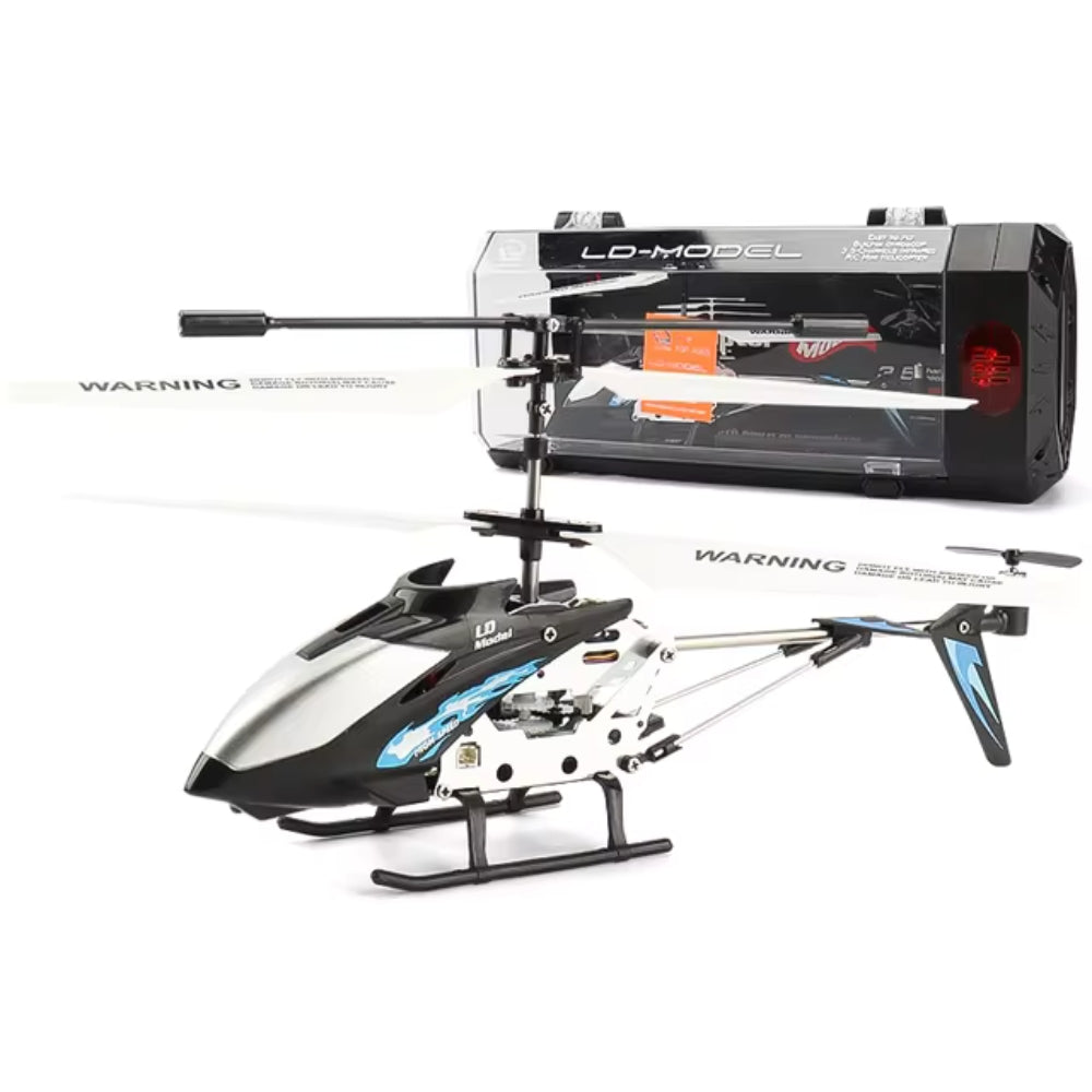 Hercu Vlieg Mini RC Helikopter | Deze RC minihelikopter is gebouwd om lang mee te gaan en gemakkelijk te besturen, en biedt een soepele vlucht met een duurzaam metalen frame, gyrostabiliteit en 3-kanaalsbesturing voor alle ervaringsniveaus.