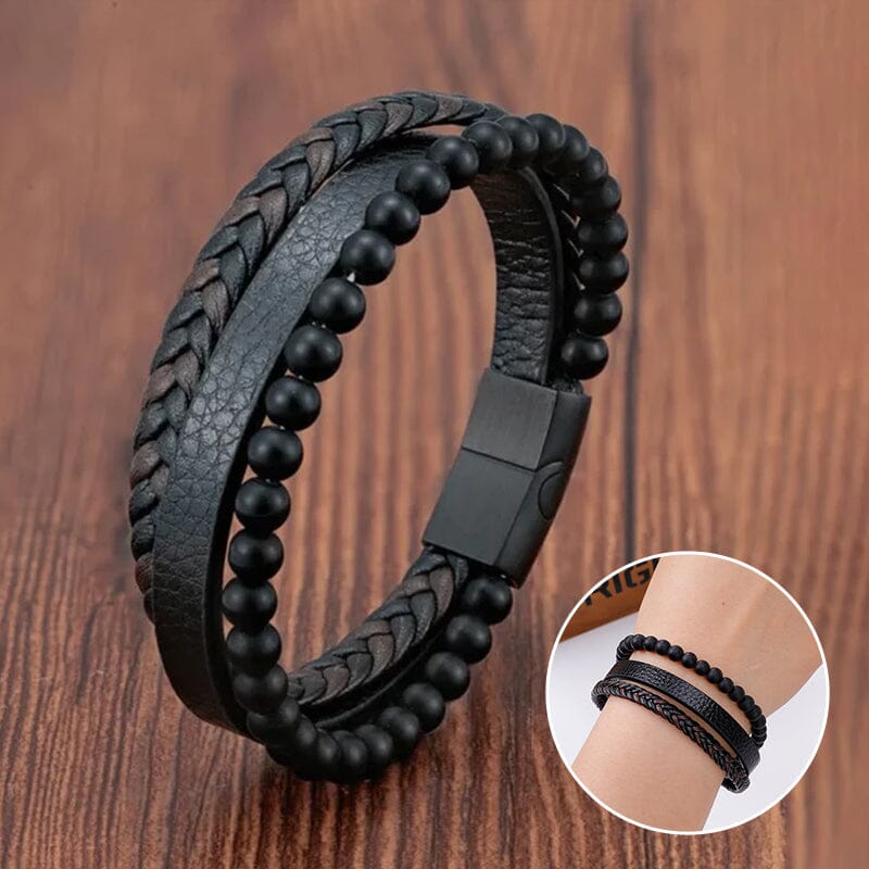 Serene Schild Armband | Omarm sereniteit met de SereneShield Armband, met hematietstenen die bekend staan om hun stressverlichtende eigenschappen. Hij is ontworpen om dagelijks te dragen en geeft rust en een modieuze touch aan elke look.