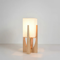 Luxora - Japanse Stijl Vloerlamp | Houten Tafellamp