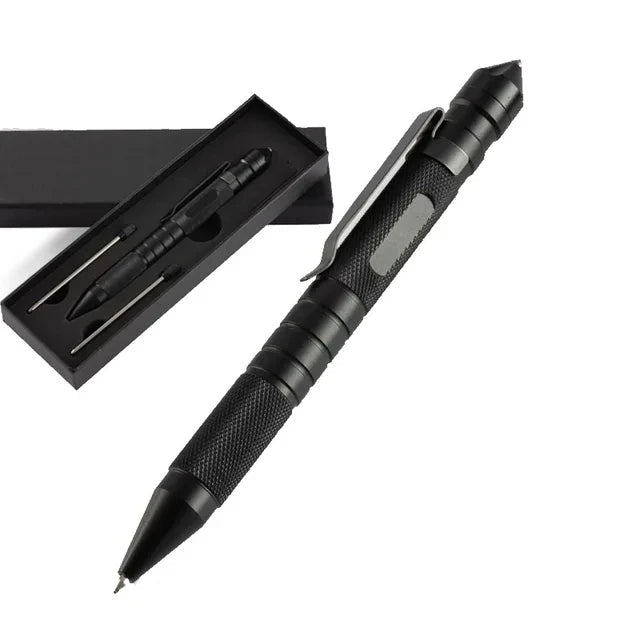 Hoogwaardige draagbare multifunctionele 3-in-1 militaire tactische pen